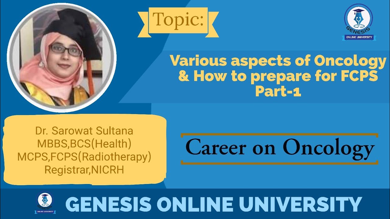 Career on Oncology | Various aspects of Oncology & How to prepare for FCPS part-1 | GOU
