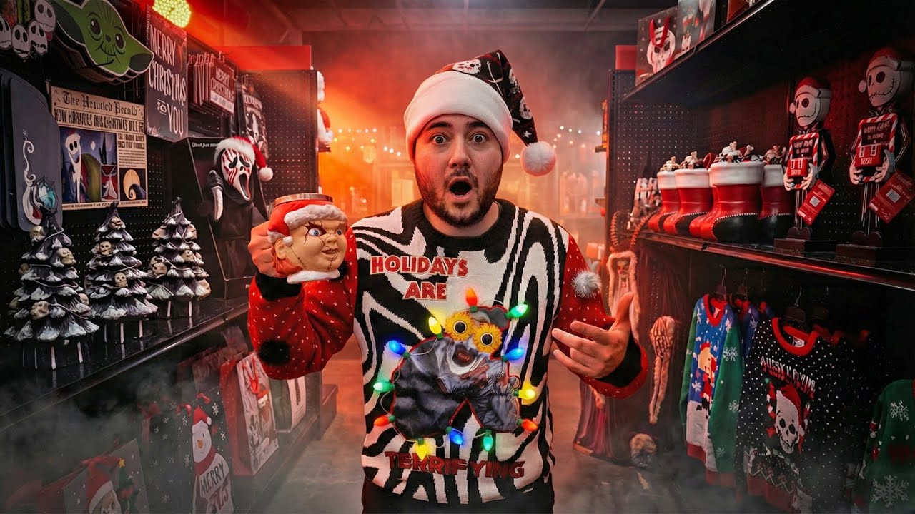 Entrei na LOJA DE NATAL DO TERROR que tá ENLOUQUECENDO os EUA em 2025