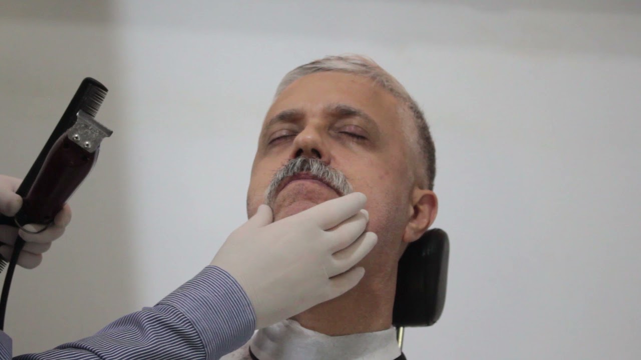 COMO FAZER O BIGODE CHEVRON (tutorial barbeiro profissional)