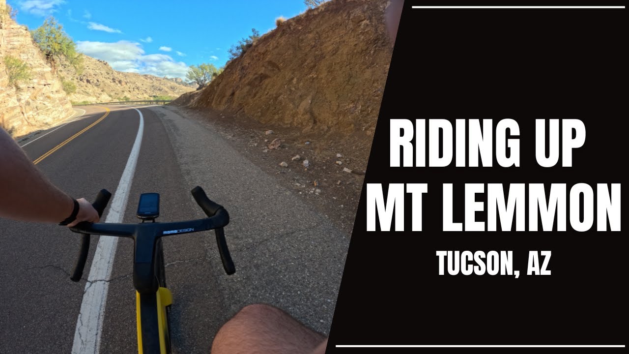 Riding Up Mt. Lemmon (Almost)