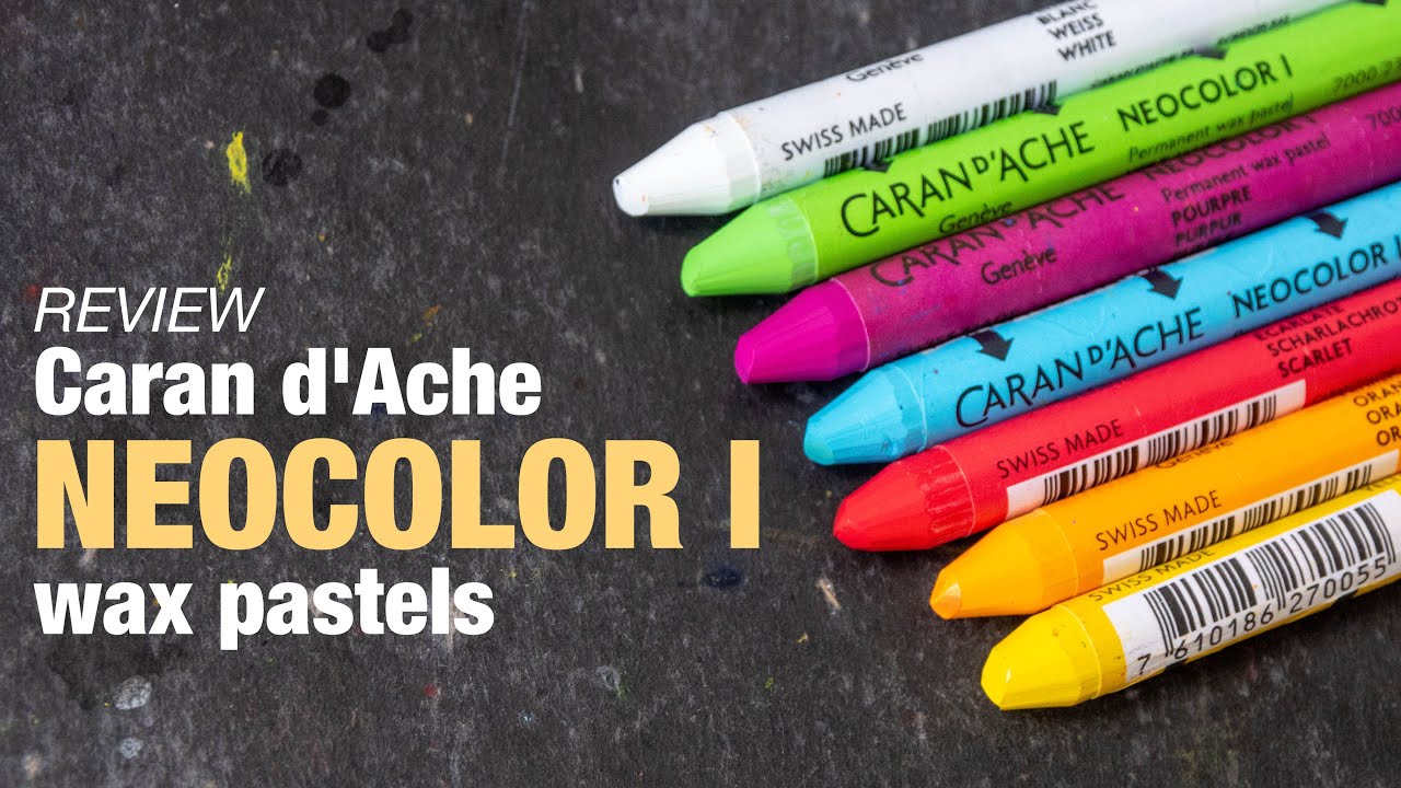 Обзор: восковая пастель Caran d'Ache Neocolor I