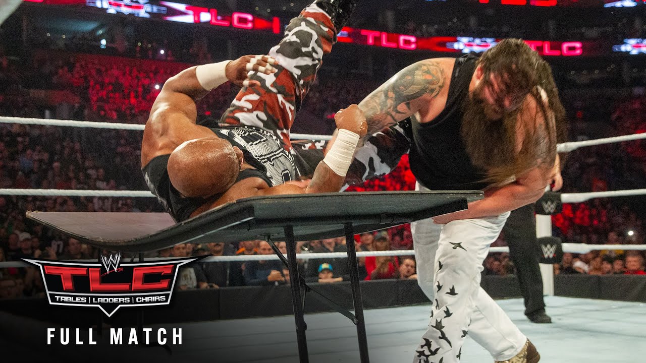 FULL MATCH: ECW Originals vs. Wyatt Family | Elimination Tables Match: TLC 2015