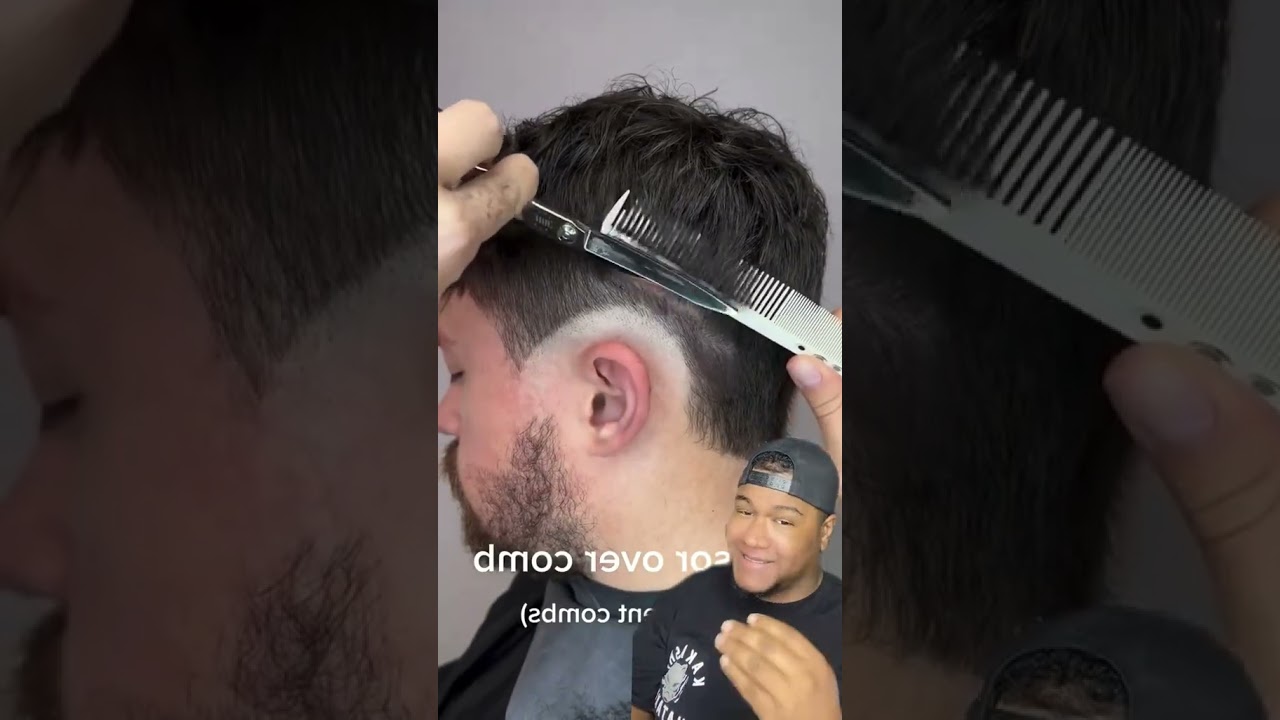 Fade a tijera #barberos #barbero #menshaircut #barberosdelmundo #menshairstyle #barberias #fade
