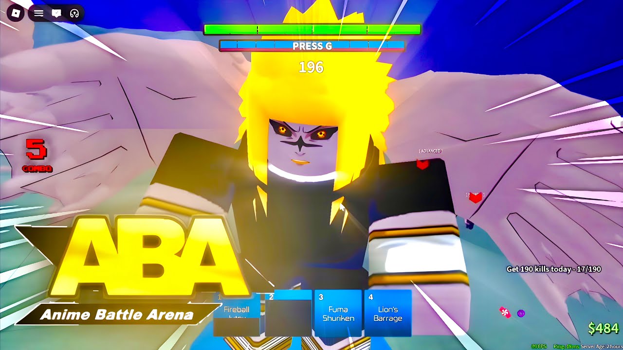 [Anime battle arena] Gold Sasuke DOMINATES TDM