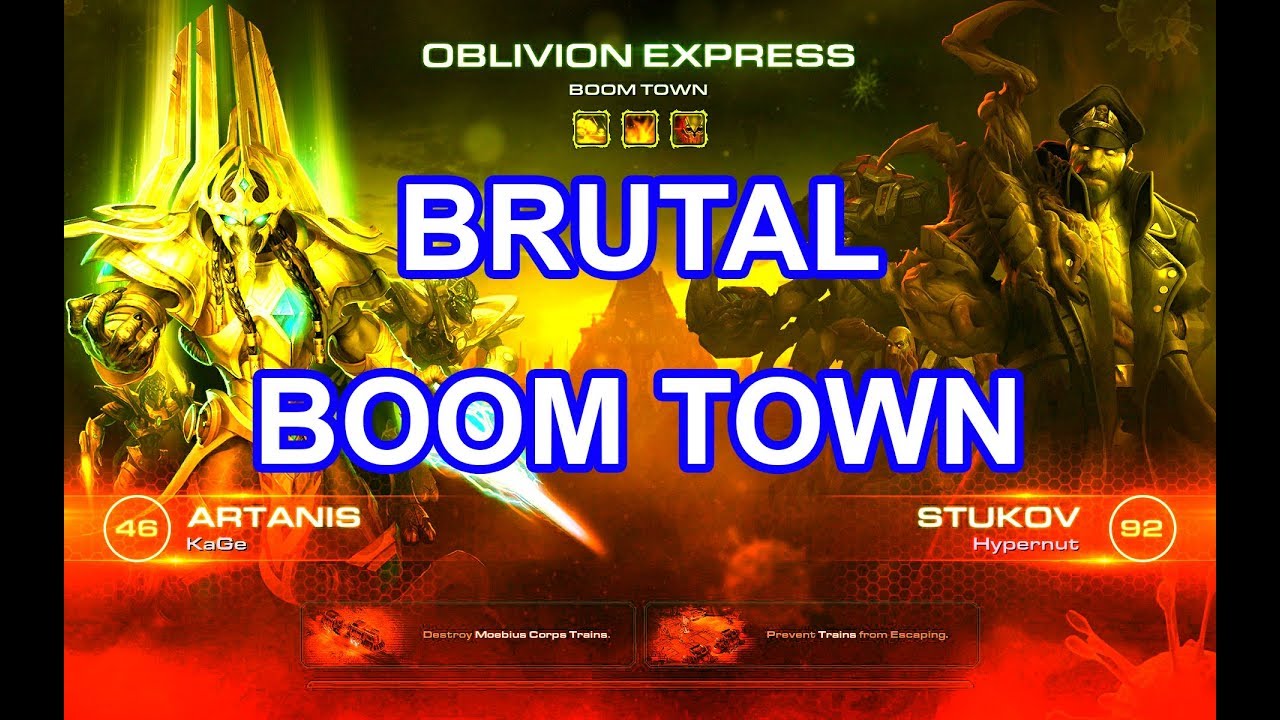 Starcraft 2 Co-op Brutal Mutation: Boom town [ Artanis ]
