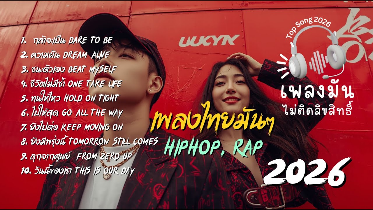 เพลงไทยมันๆ 2026 🔥 HipHop Rap ฟังเพลิน | เพลงฮิต เพลงมาแรง | ไม่ติดลิขสิทธิ์