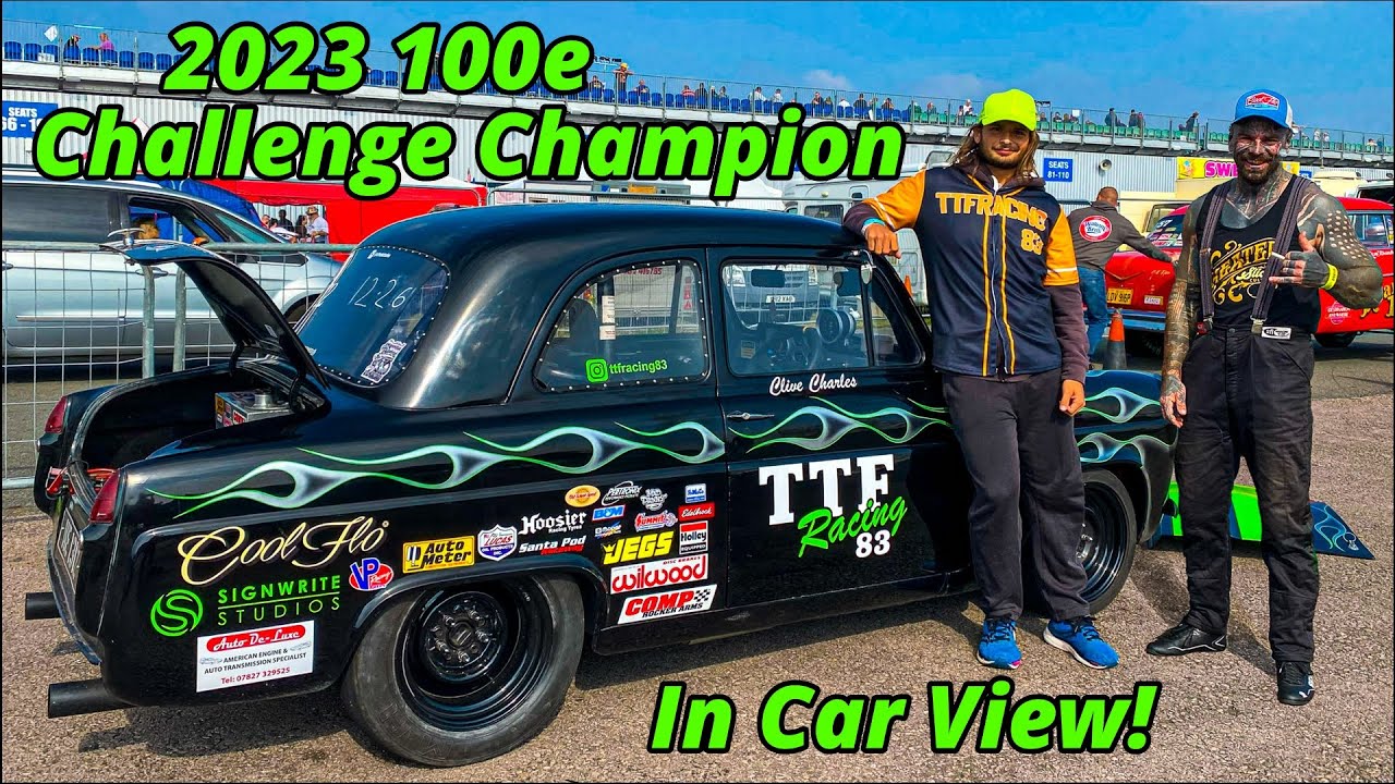 On Board with the 2023 100e Challenge Champion Clive Charles! Hot Rod Drags 2023
