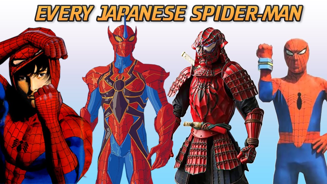 10 JAPANESE SPIDER-MEN You Should Know! (PS5 Spider-Man Remastered Arachnid Rider Suit Included)