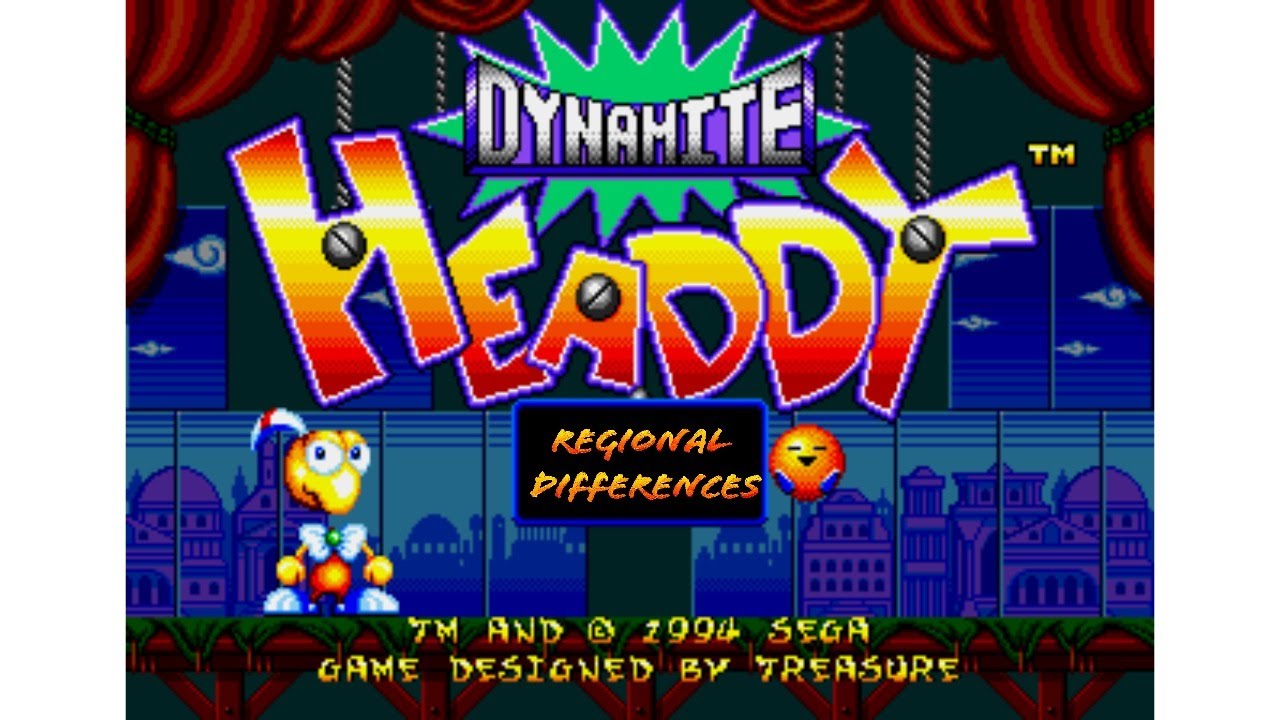 Dynamite Headdy Regional Differences