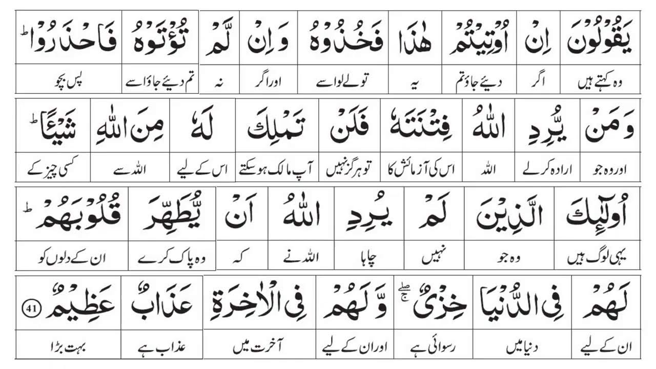 Tafseer Al Maidah Lesson86 Verses 35-45 سورۃالمائدة  تفسیر القرآن