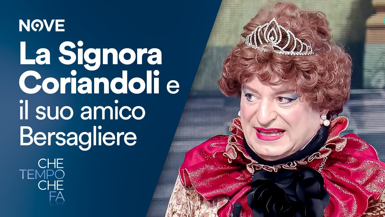 La Signora Coriandoli e il suo amico bersagliere | Che tempo che fa