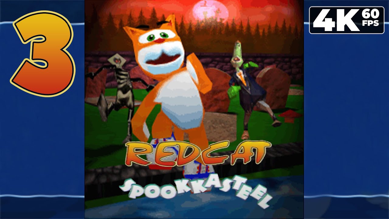 RedCat Spookkasteel (PC) - 4K60 Walkthrough Level 3 - Het Kerkhof