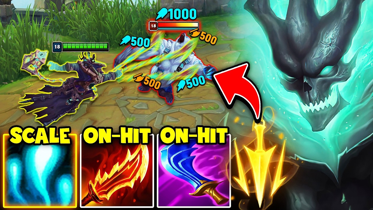 Thresh but I have INFINITELY scaling on-hit damage (EVERY SOUL = MORE DAMAGE)