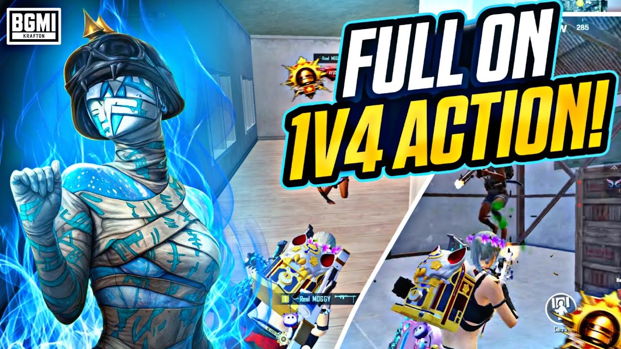 Moggy H@cker Like Clutches 🔥 Fastest IPad Screen Shake Player Solo VS Squad Gameplay | BGMI 