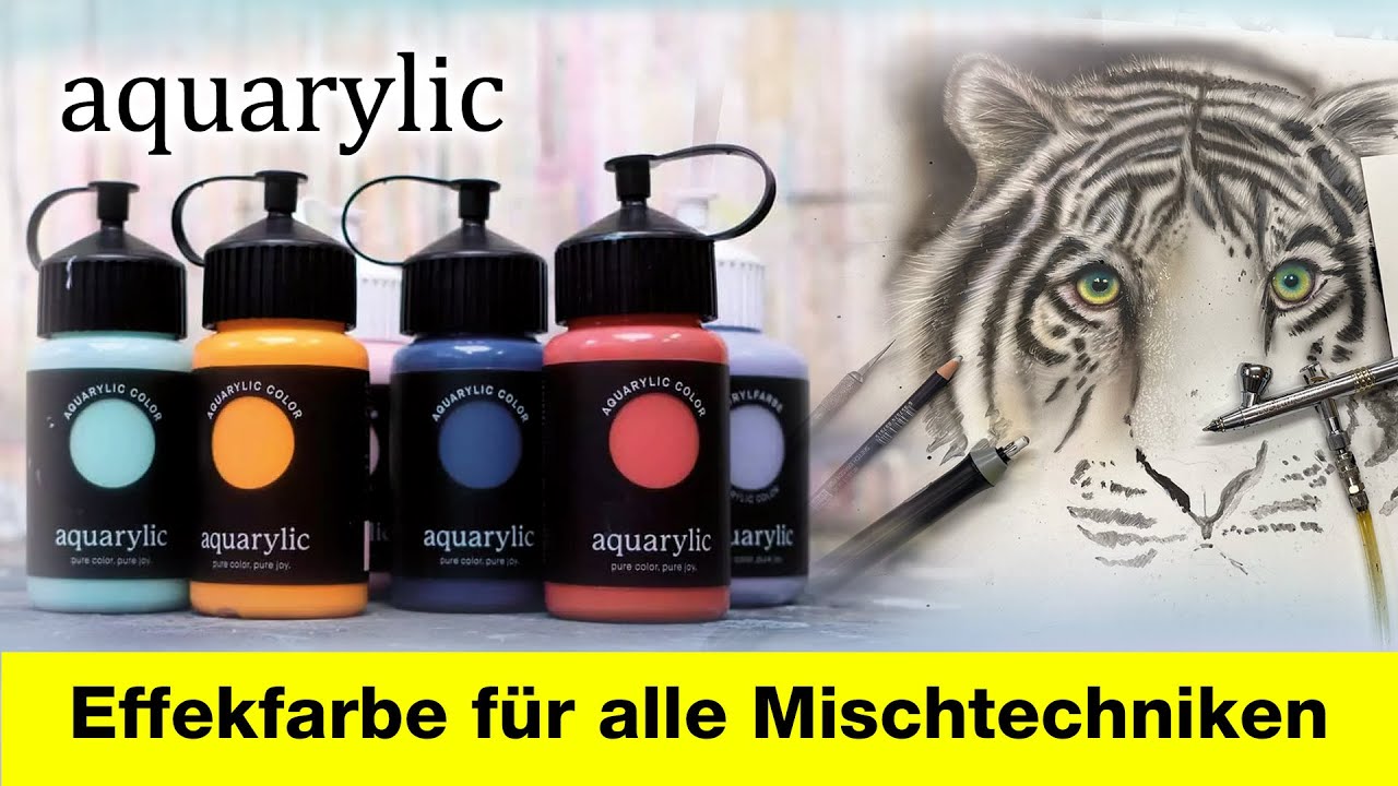 Aquarylic Color: Effektfarbe für alle Mischtechniken im Test