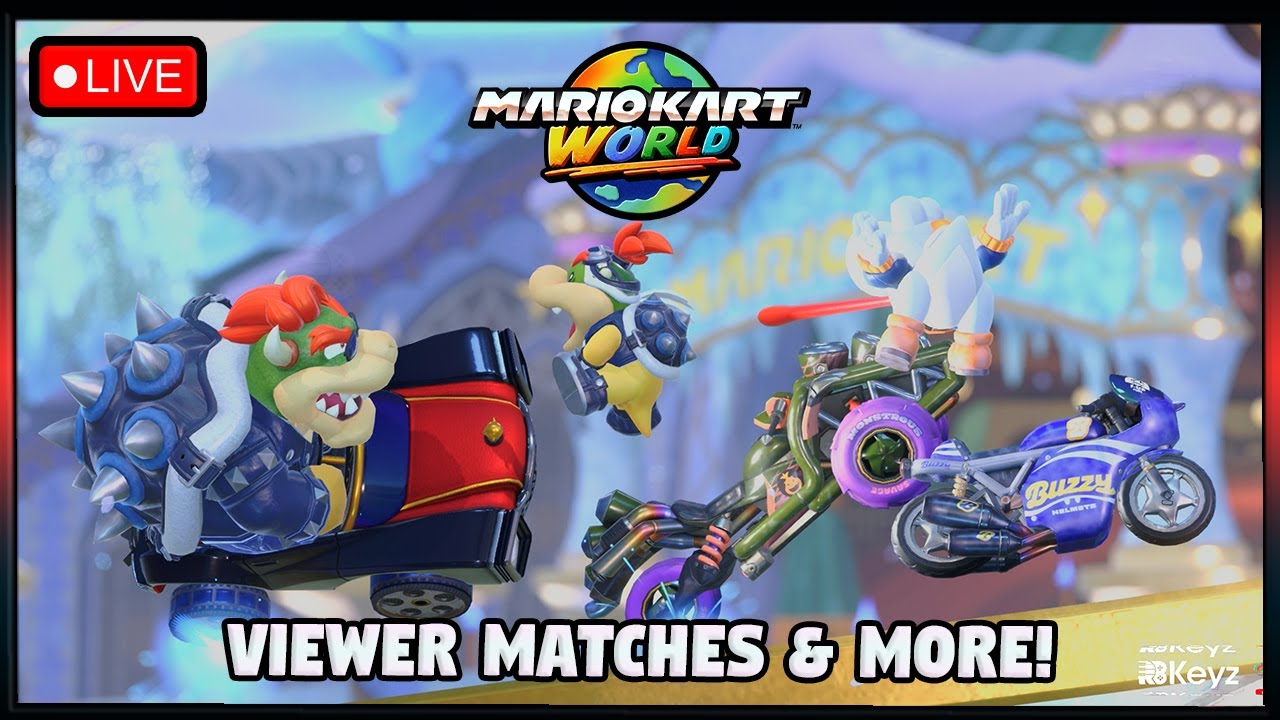 🔴 MARIO KART WORLD! 🔥 | VIEWER MATCHES, GRAND PRIX & UNLOCKING COSTUMES!