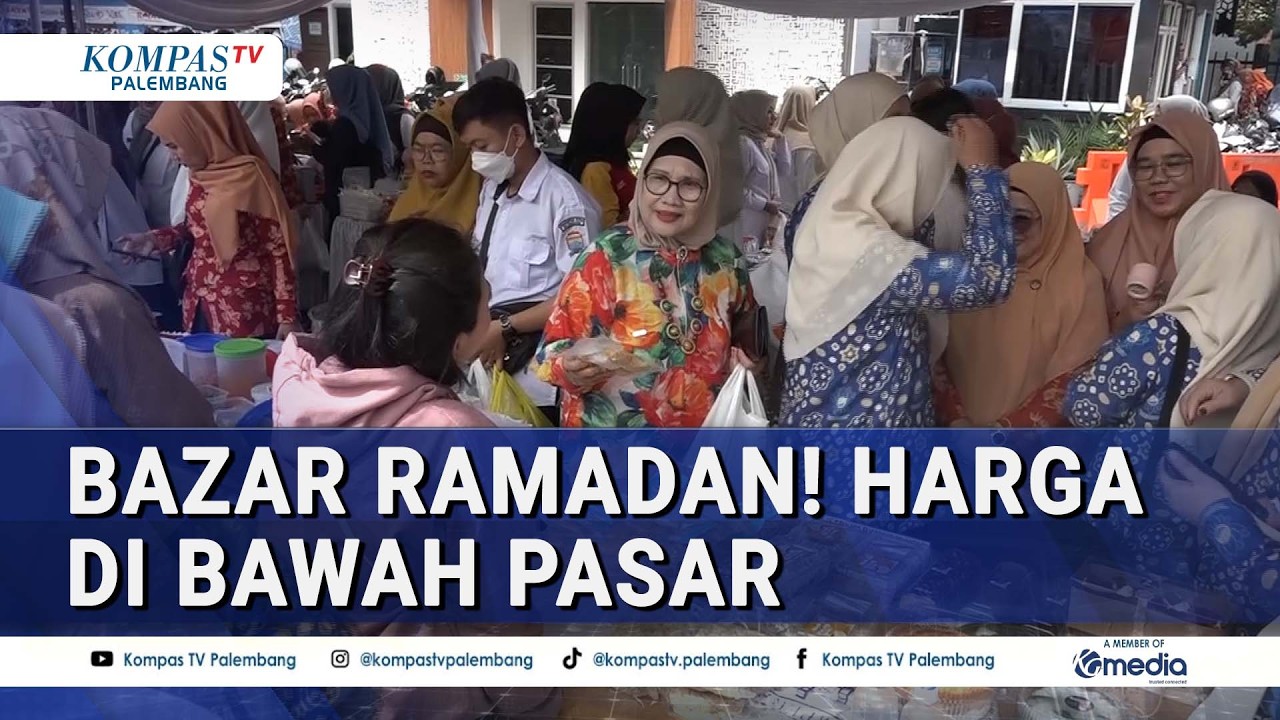 Bantu Daya Beli Warga, Bazar Ramadan di Palembang Tawarkan Harga di Bawah Pasar