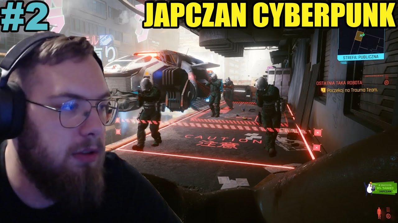 JAPCZAN W CYBERPUNK 2077 #2 - Akcja ratunkowa, Jackie podrywacz, Pierwsze wszczepy