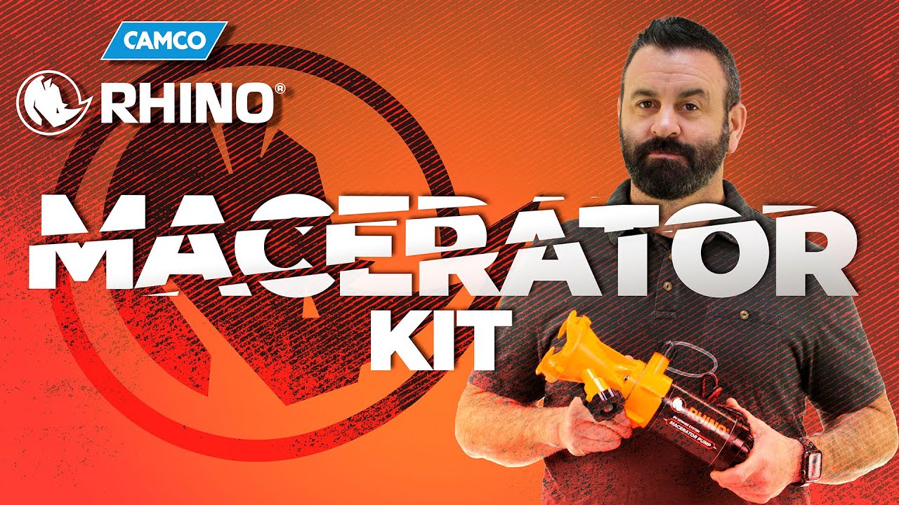 Rhino RV Sewage Macerator Pump System