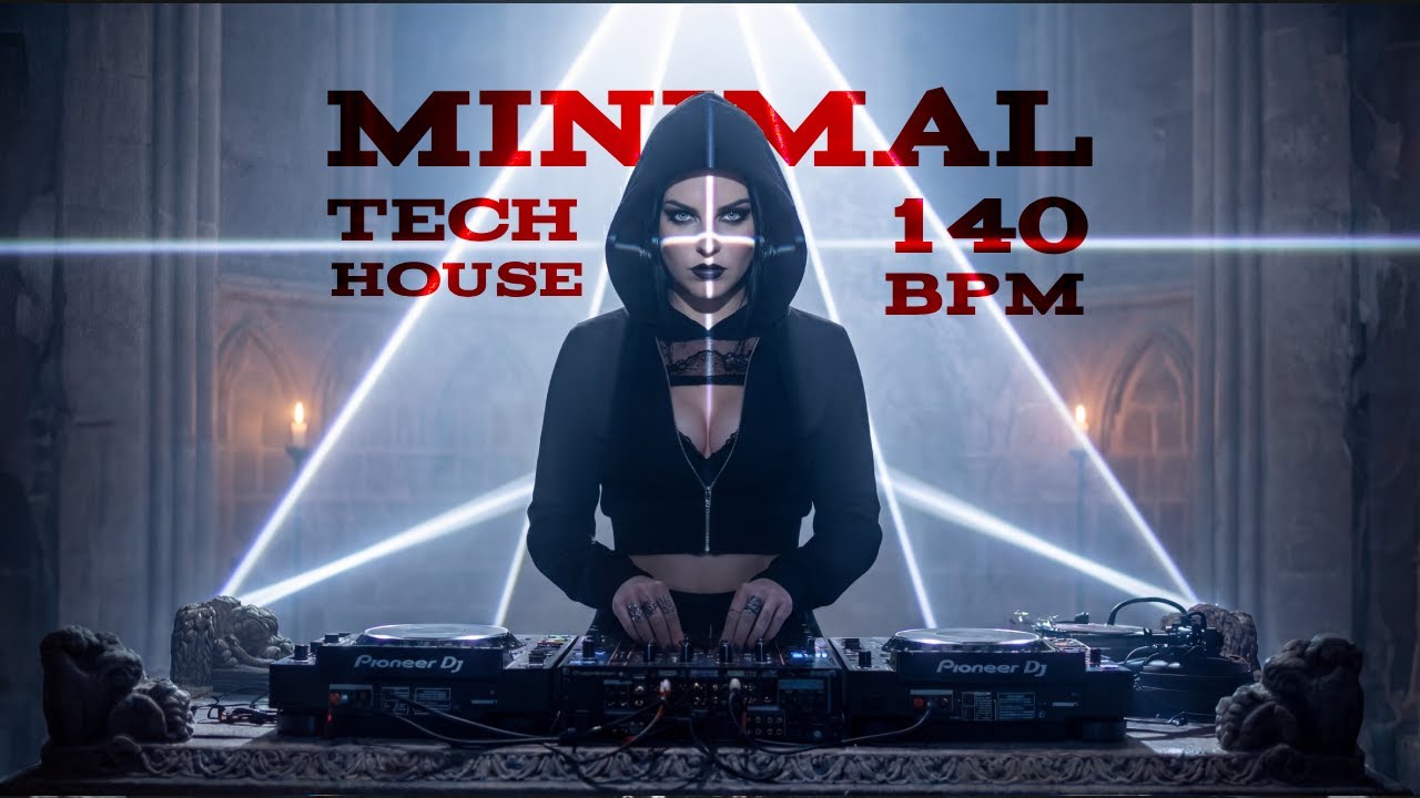 Dark Minimal Tech House 140 BPM 🔊 Peak Energy Workout & Night Drive