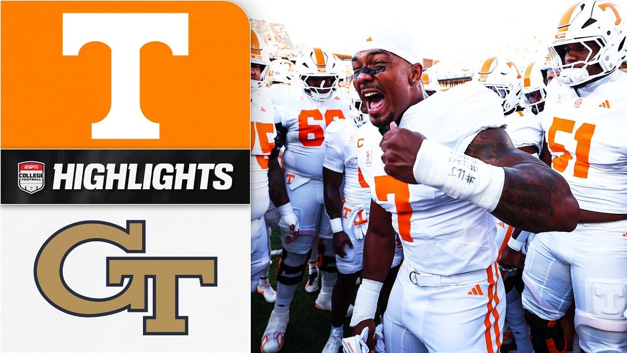 Tennessee Volunteers vs. Georgia Tech Yellow Jackets | Full Game Highlights | ESPN College Football