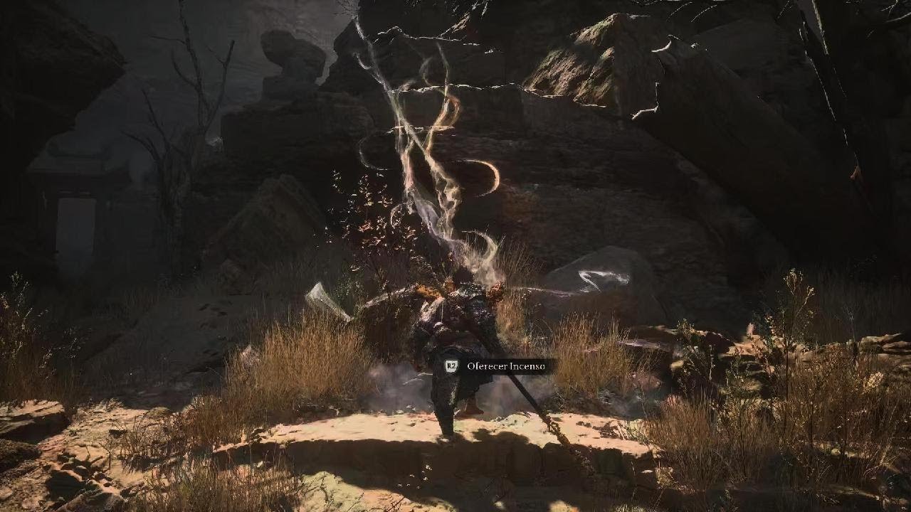 Black Myth: Wukong_ Capítulo 2 Derrotando: O Chefe Sapo para fazer a missão da Raposa