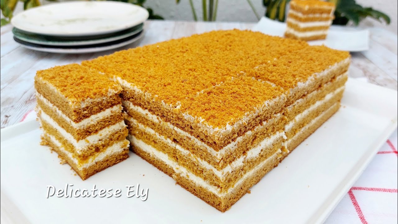 Шикарный медовик со сметаной, за 15 минут. Простой и вкусный рецепт