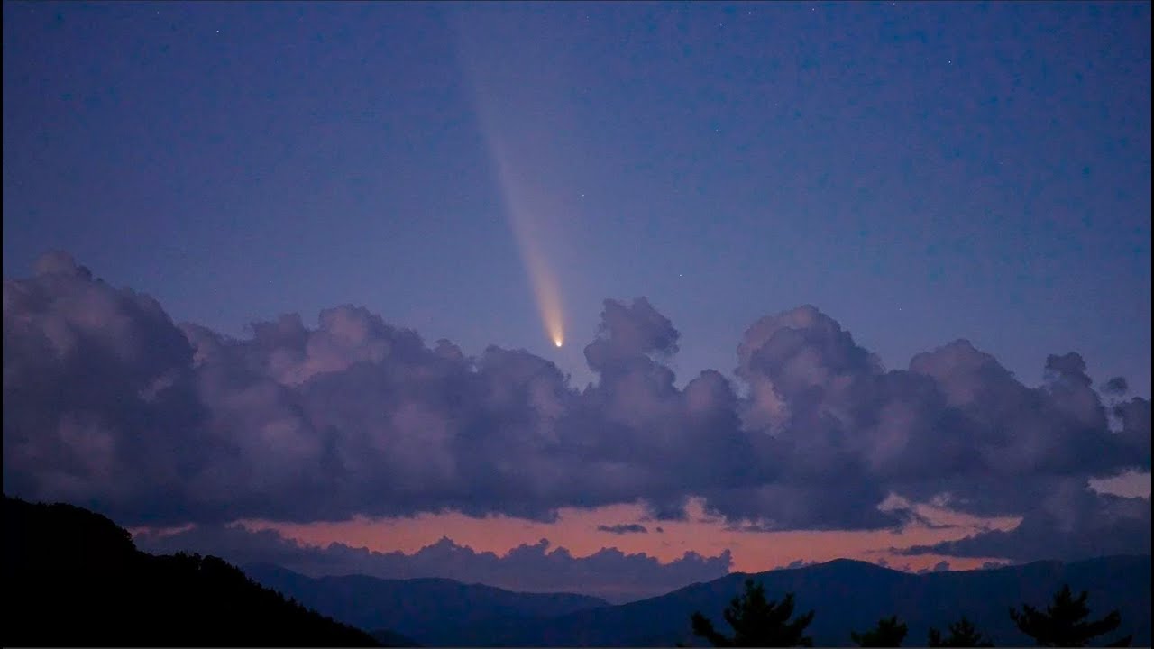 ついに肉眼彗星になった紫金山・アトラス彗星（SONYα7SⅢリアルタイム動画）