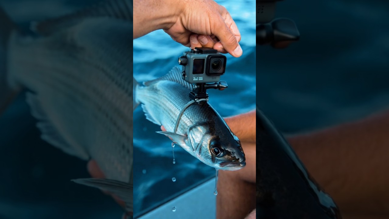 Fish with GoPro Discovers Titanic Wreck #shorts
