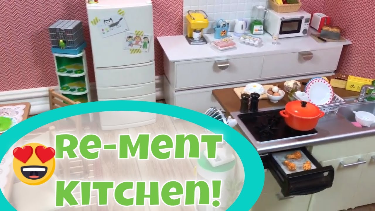 So Adorable! Re-Ment Kitchen Furniture