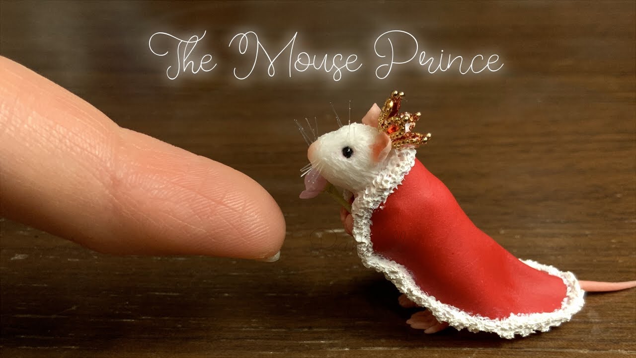 【樹脂粘土・レジン】ねずみの王子【Clay, Resin】The Mouse Prince｜DIY