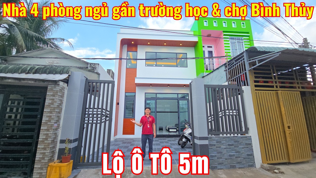 Nhà lộ ô tô 4 phòng ngủ gần trường học và chợ Bình Thủy | Nhà Đất Đại Điền