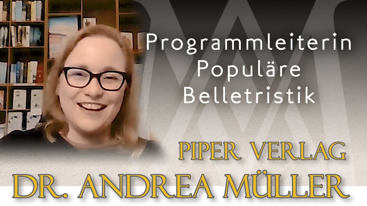 Dr. Andrea M&uuml;ller - Programmleiterin Popul&auml;re Belletristik im Piper Verlag