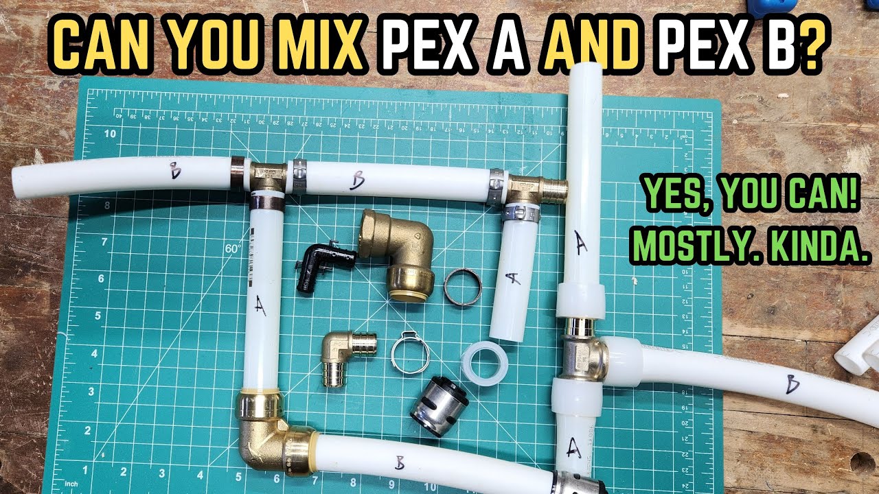 Можно ли смешивать Pex A и Pex B?