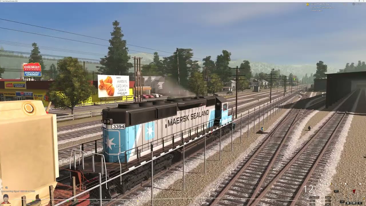 Trainz Railroad Simulator 2022 (TRS22) - EMD SD40-2 - Heavy Transformators - 4K UHD