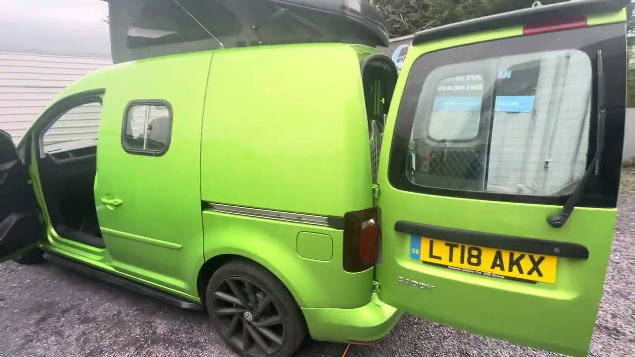 VW  Caddy SWB camper with Pop Top Roof