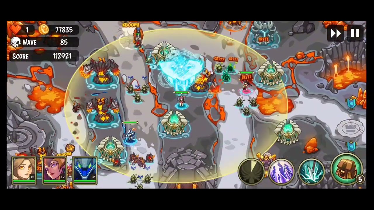 Empire warriors TD Map 39, Lyna Zen Fed wave 101. Thêm combo cho ae dễ chọn chơi nhé