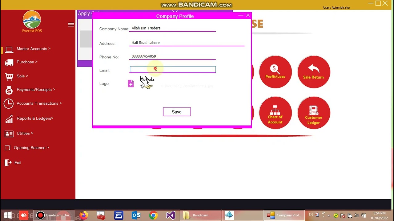 01-  How to Type Your Company Profile