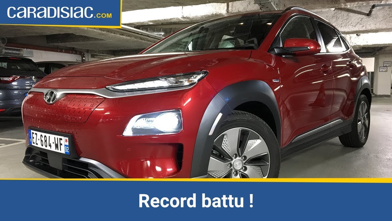 La Hyundai Kona EV jusqu'à la panne : plus forte que Tesla !