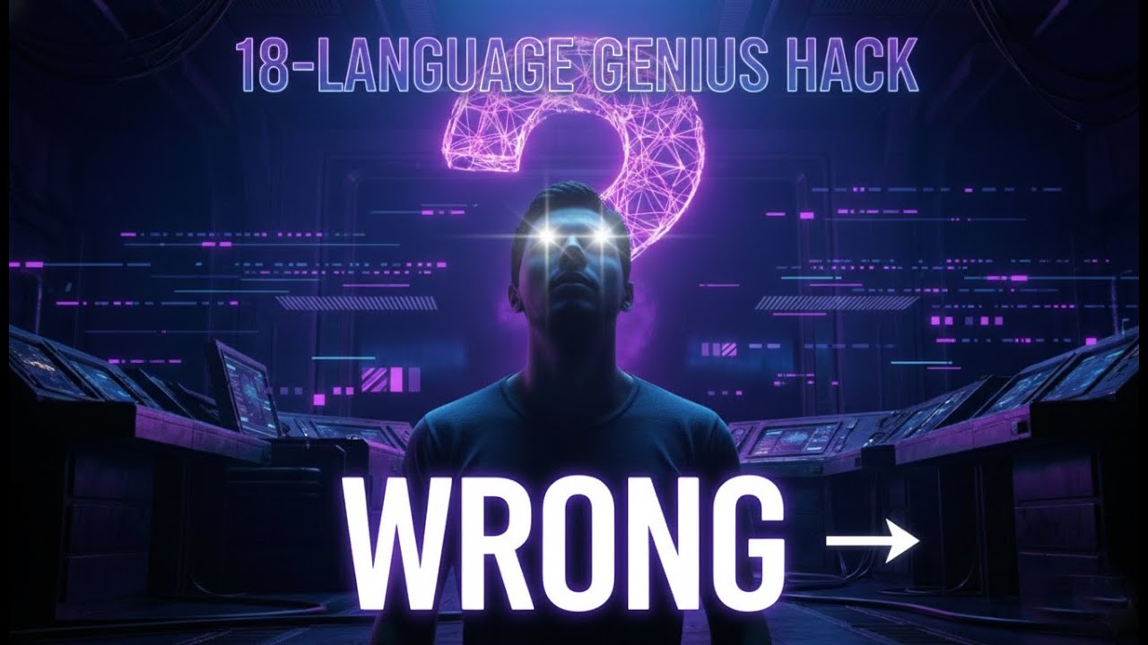 The 18-Language Genius Hack: Why Everything You Know About Learning English is WRONG.