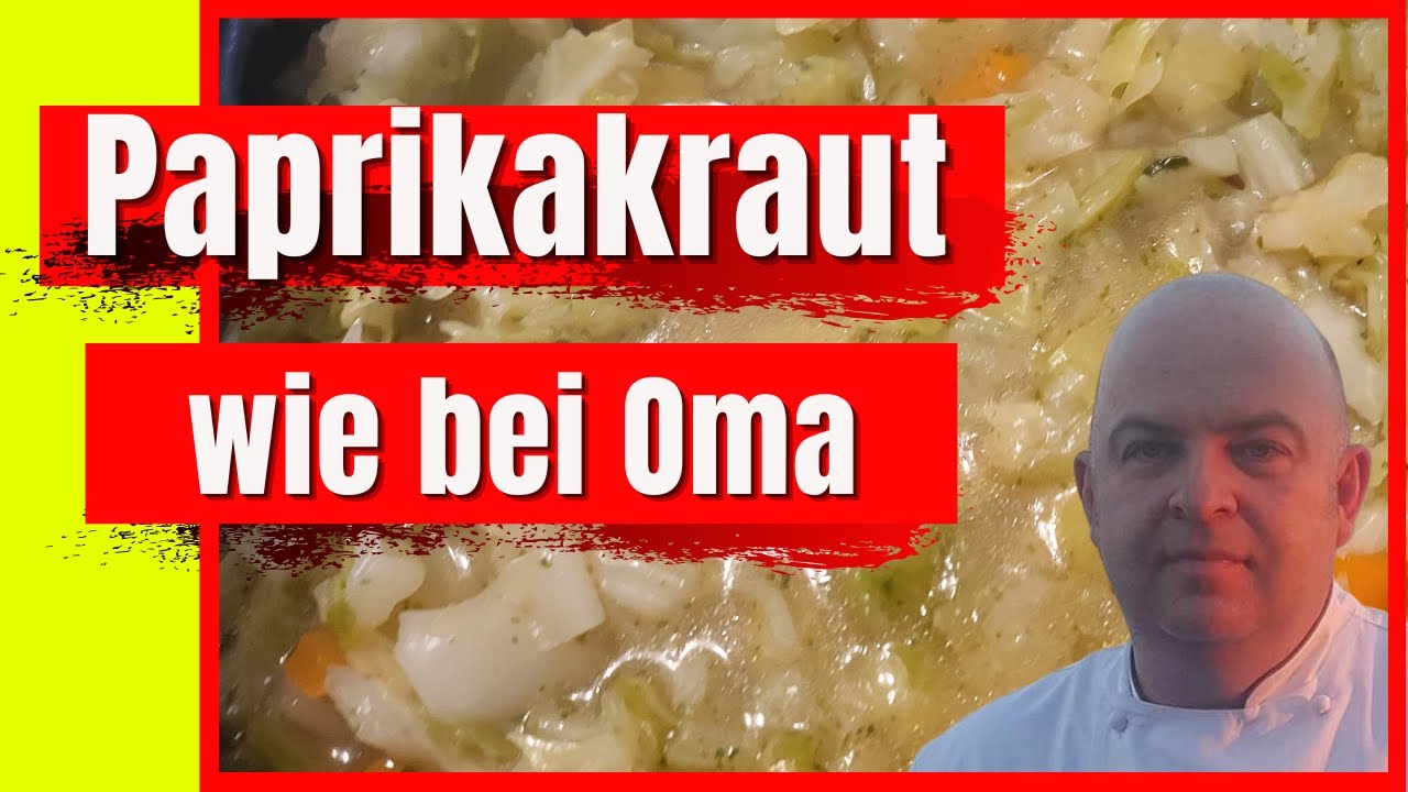 Paprikakraut wie bei Oma | Wer kennt denn sowas noch? | Echt krass!
