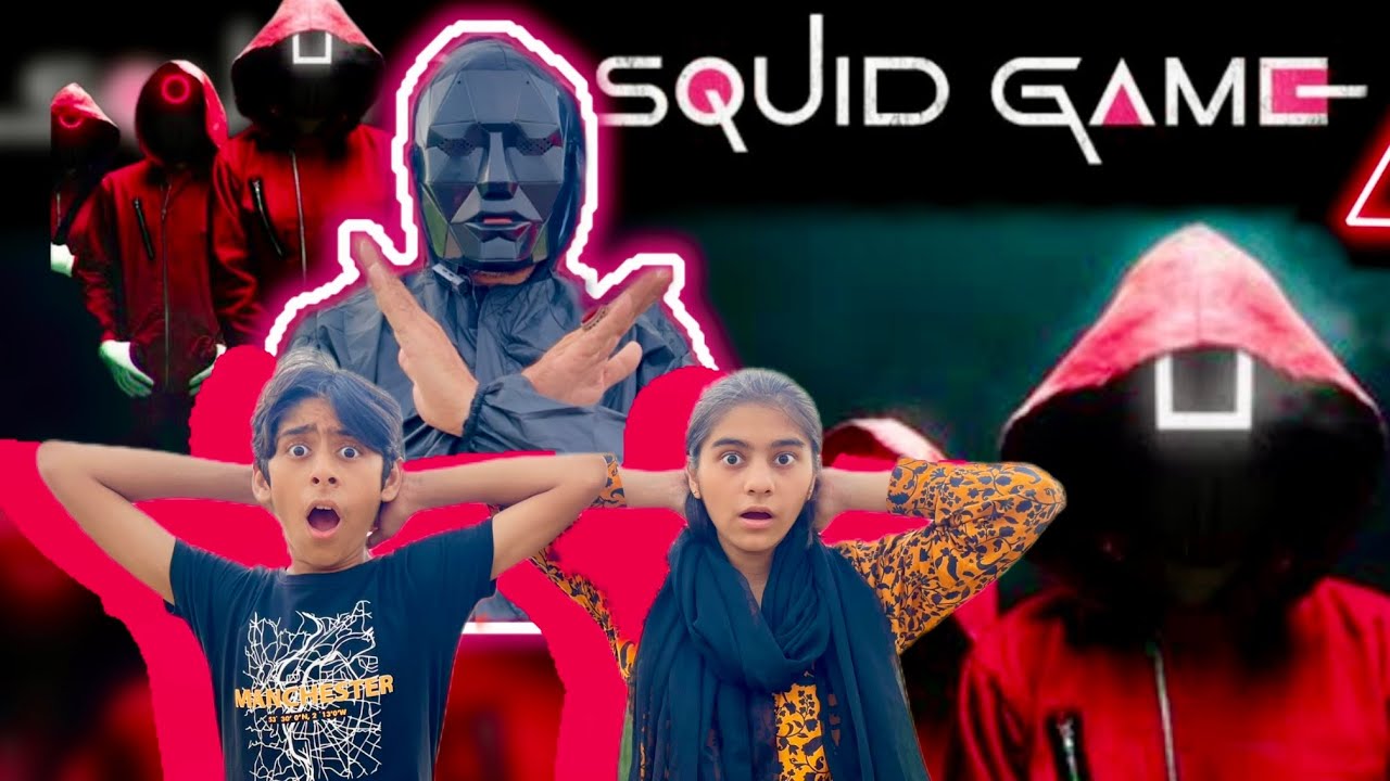Squid Game ||A story That has a lesson along with the Game ||Bhai Behan vs Boss @fizzahsfamily 