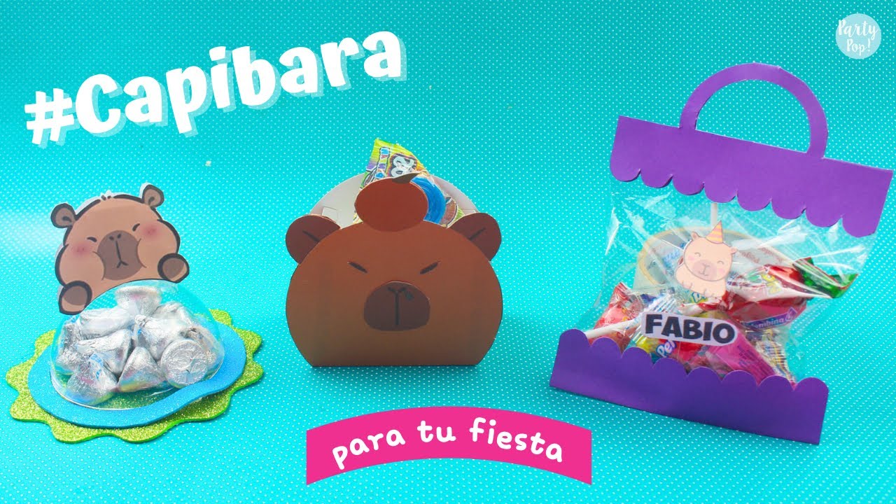 Cómo Hacer Dulceros de Capybara SUPER FÁCILES para tu Fiesta!