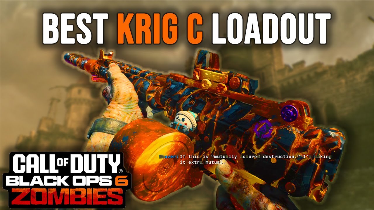 THE BEST Krig C Loadout in Call of Duty Black Ops 6 Zombies - Weapon Guide