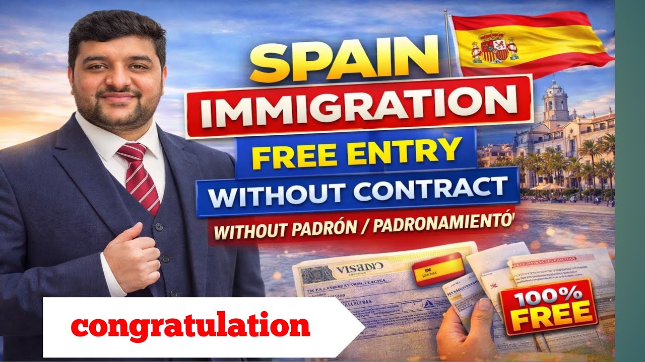 🇪🇸 Spain Immigration Law Approved | Open Immigration Without Contract & Padrón 