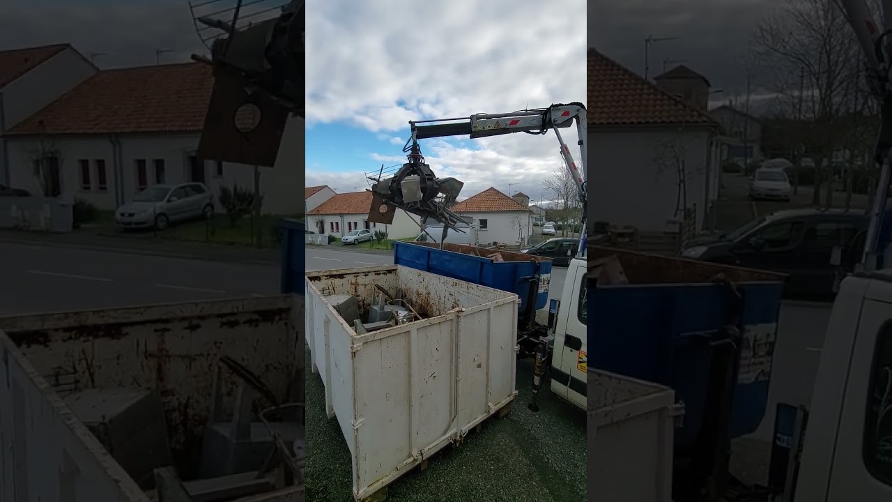 iveco grue grappin polybenne ferrailleur du 64