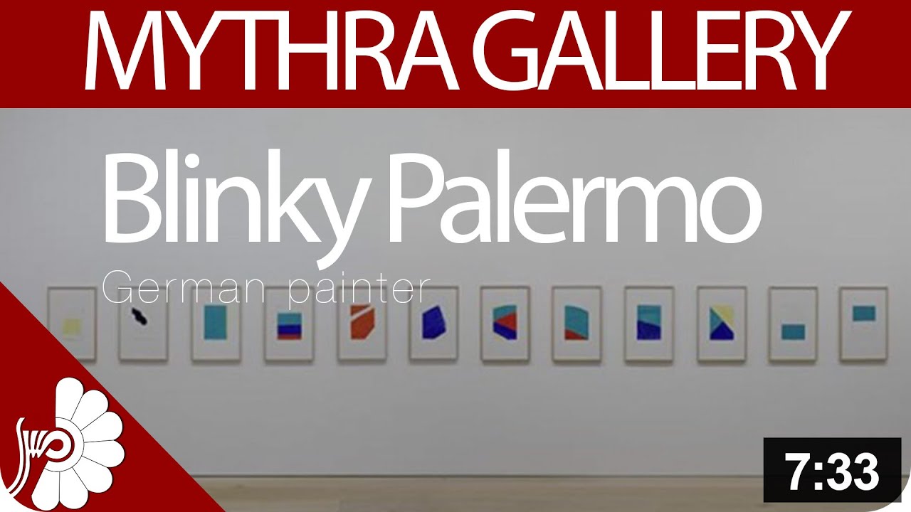 Blinky Palermo -  German painter - monochromatic canvases and 