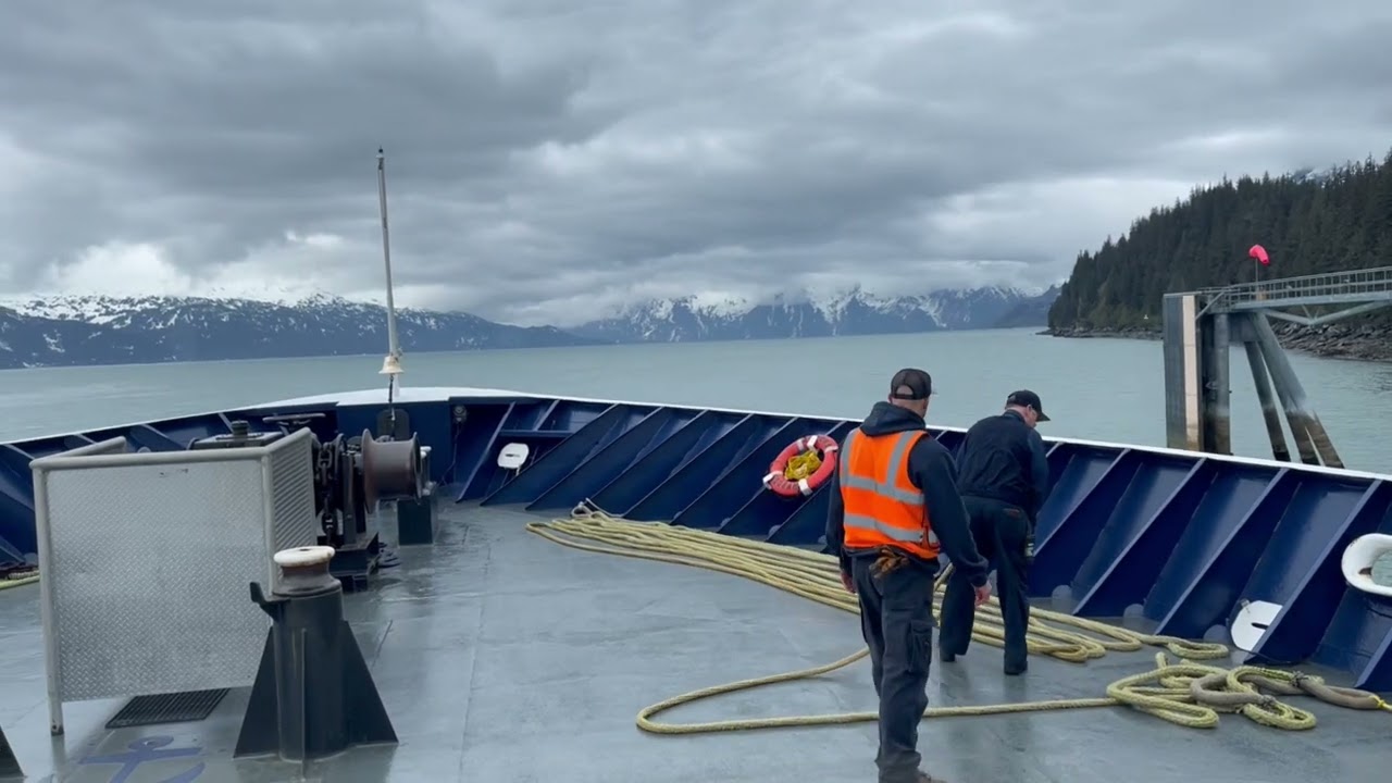 The Alaska Marine Highway Ferry from Valdez to Whittier.