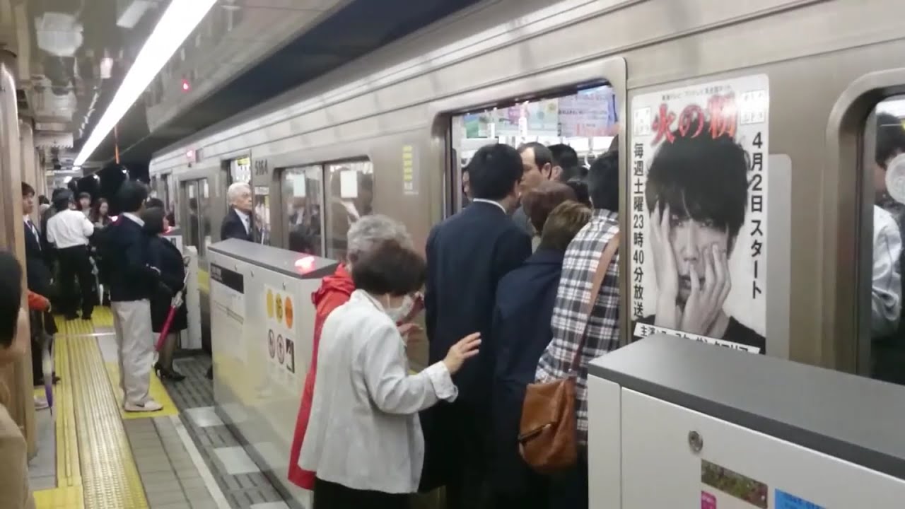 【時刻未表示】東山線栄駅 車両点検によるダイヤ乱れ 正午頃の様子