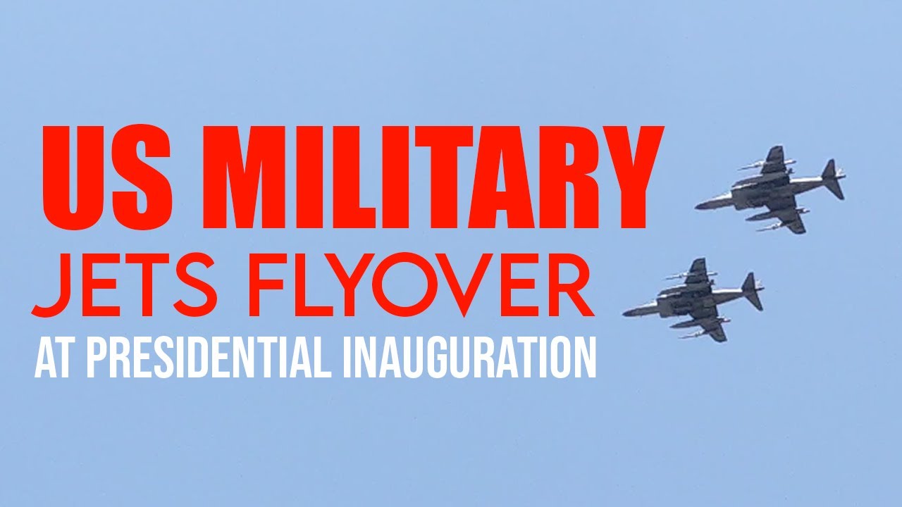 US Jets Flyover at 2025 Guyana Presidential Inauguration
